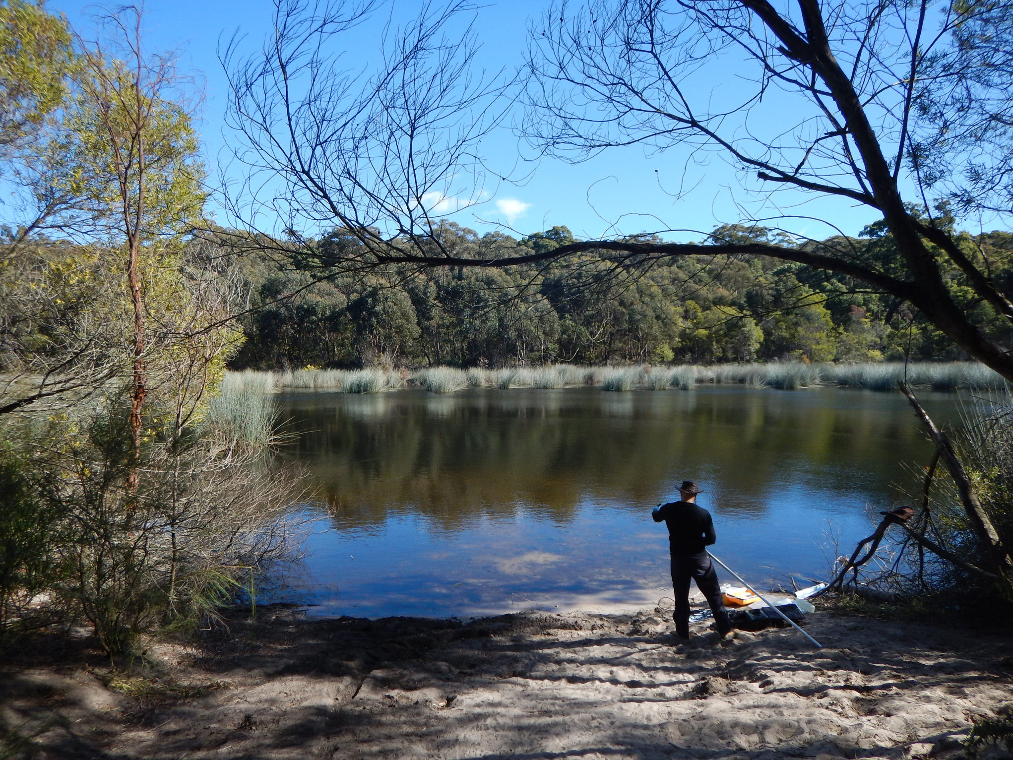 page banner image for article titled: Water movement at Thirlmere Lake